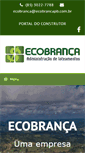 Mobile Screenshot of ecobrancapb.com.br